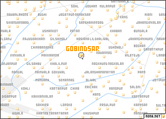 map of Gobind Sar