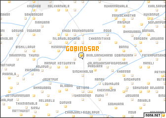 map of Gobindsar