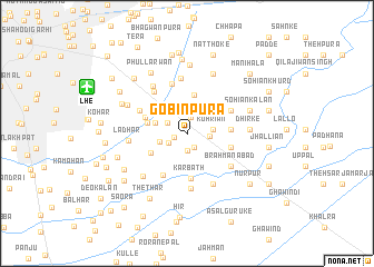 map of Gobinpura