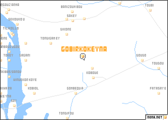 map of Gobirko Keyna