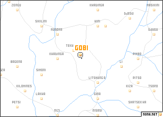 map of Gobi