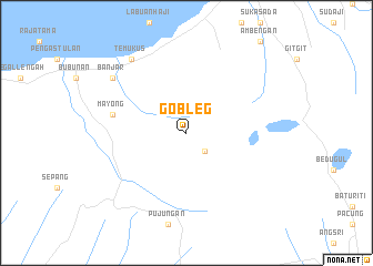 map of Gobleg