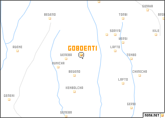 map of Goboʼēntī