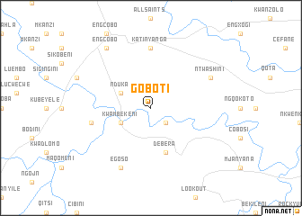 map of Goboti