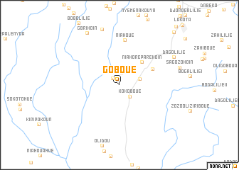 map of Goboué