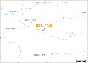 map of Goburaji