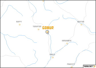 map of Gobur