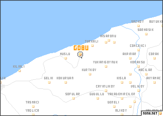 map of Göbü