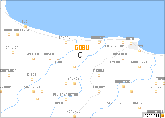 map of Göbü