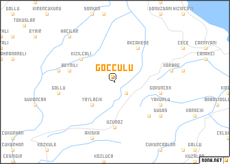 map of Göççülü