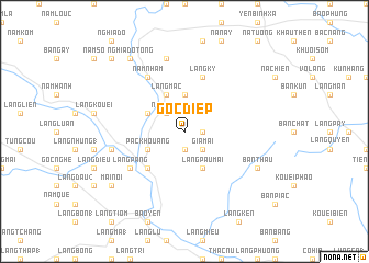 map of Gôc Diệp