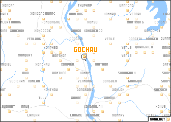 map of Gô Chau