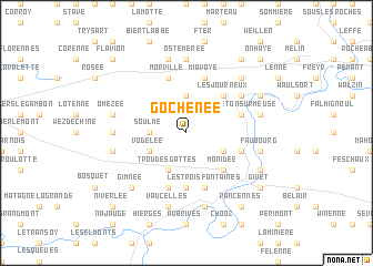 map of Gochenée