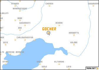 map of Gochʼer