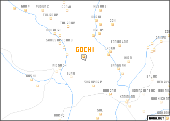 map of Gochī