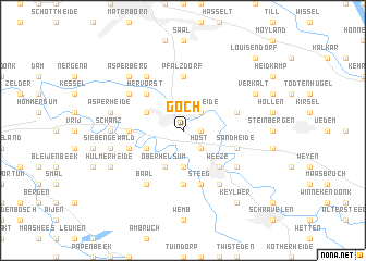 map of Goch