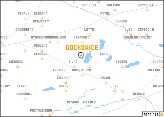 map of Gockowice
