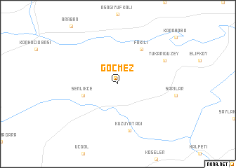 map of Göçmez