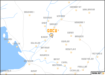 map of Göçü