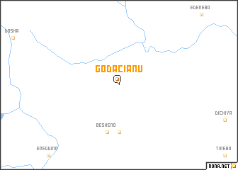 map of Godacianu