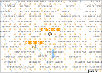 map of Godagama