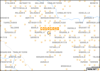 map of Godagama