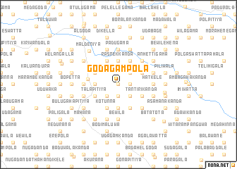 map of Godagampola
