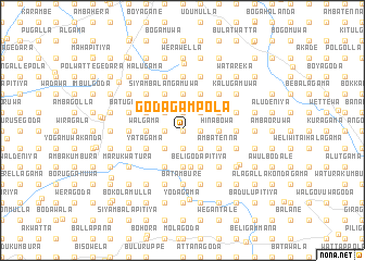 map of Godagampola