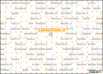 map of Godaganwela