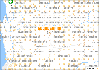 map of Godagedara