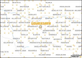 map of Godagedara