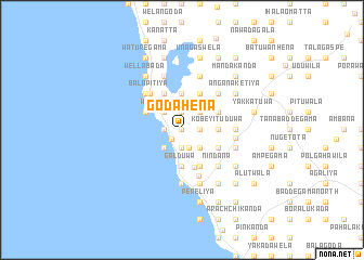 map of Godahena