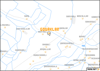 map of Gödǝklǝr
