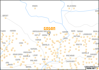 map of Godan