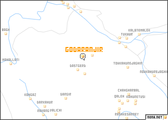 map of Godār Anjīr