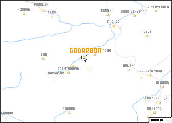 map of Godār Bon