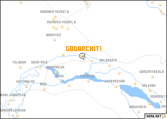 map of Godār Chītī