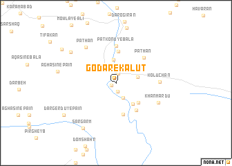 map of Godār-e Kalūt