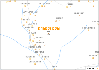 map of Godār Lardī