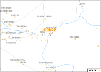 map of Godār
