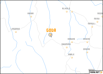 map of Goda