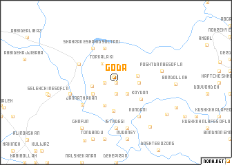 map of Godā