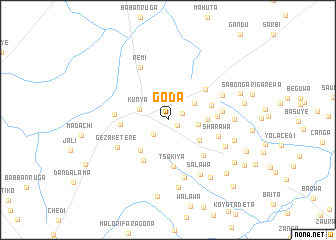 map of Goda