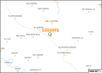 map of Goddard