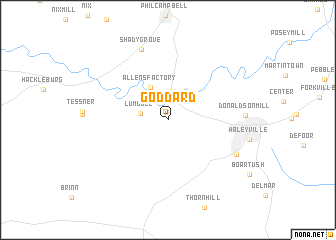 map of Goddard