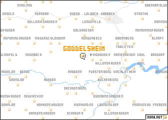 map of Goddelsheim