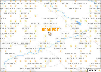 map of Goddert