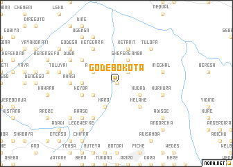 map of Gode Bokʼota