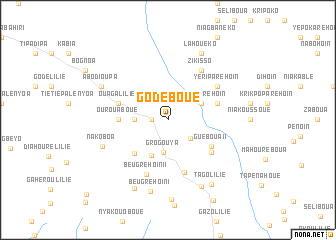 map of Godéboué