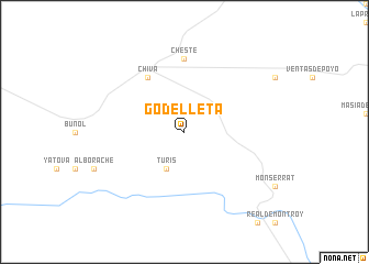 map of Godelleta